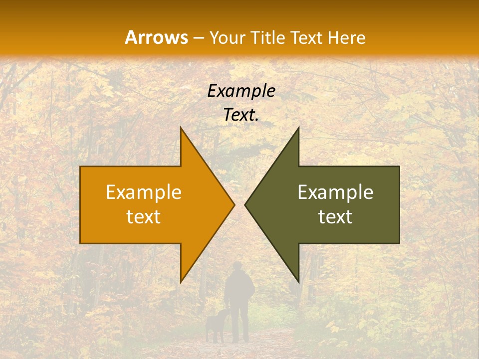 Green Yellow Tree PowerPoint Template