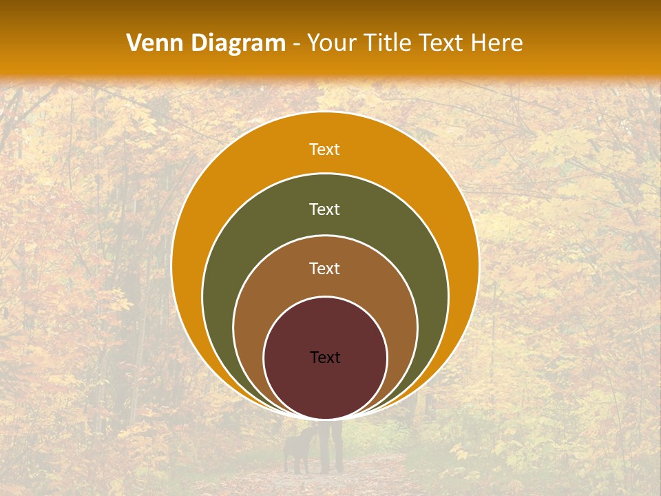 Green Yellow Tree PowerPoint Template