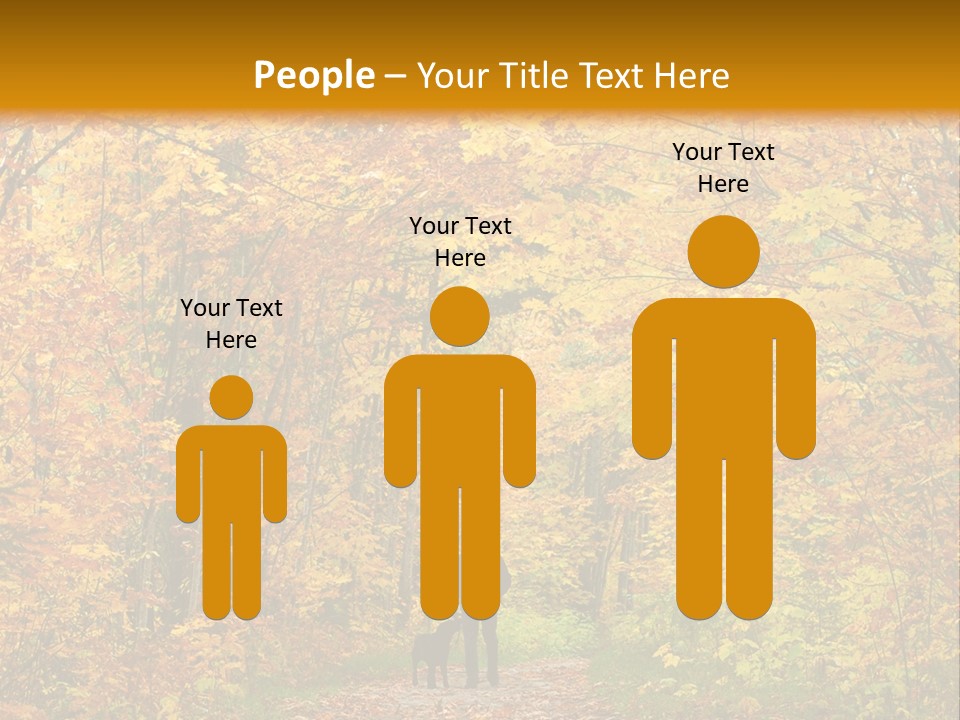 Green Yellow Tree PowerPoint Template