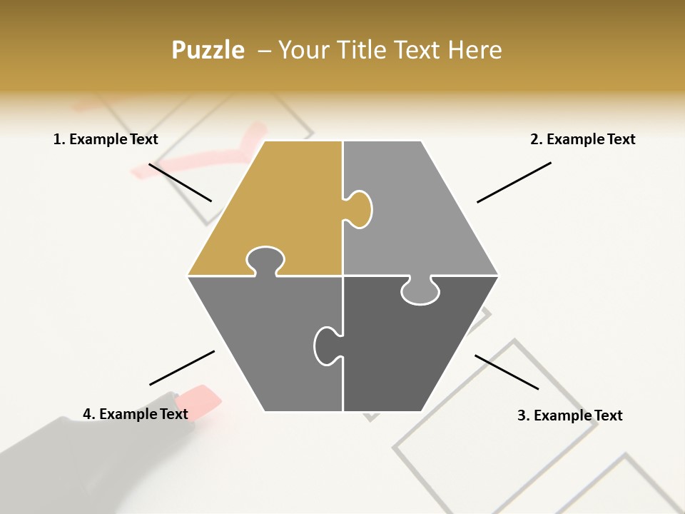 Mark Off Symbol Picture Box PowerPoint Template