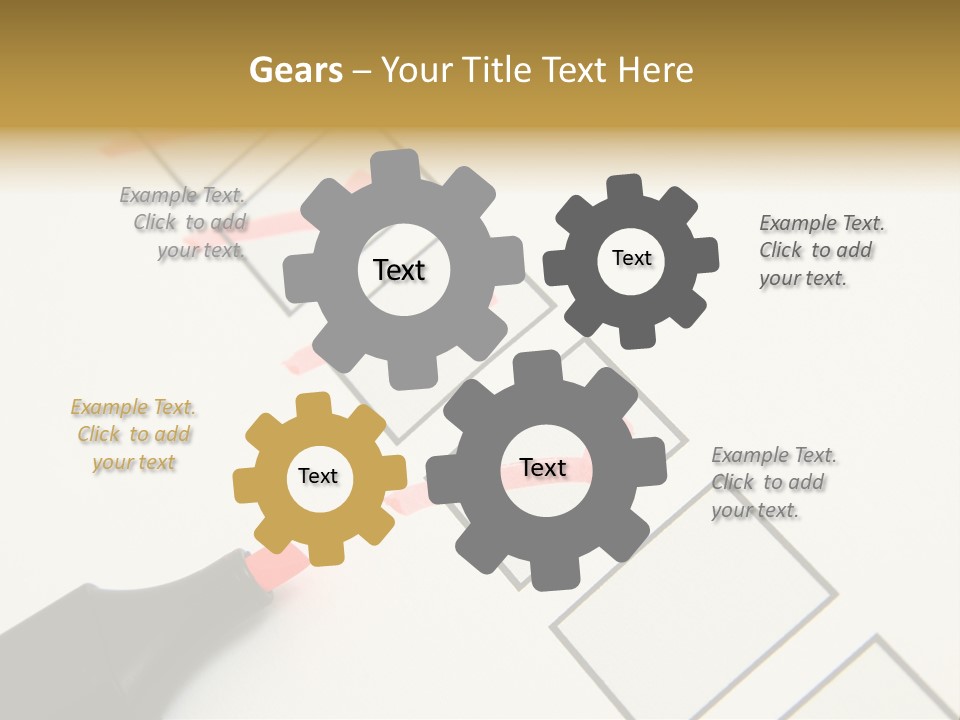 Mark Off Symbol Picture Box PowerPoint Template