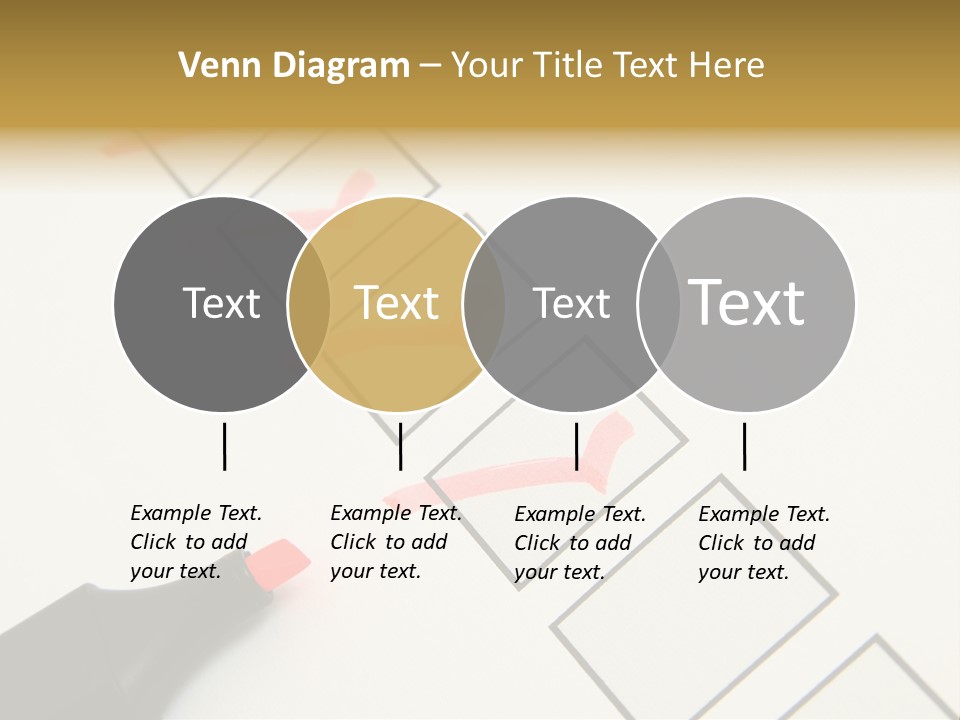 Mark Off Symbol Picture Box PowerPoint Template
