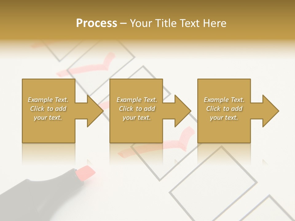 Mark Off Symbol Picture Box PowerPoint Template