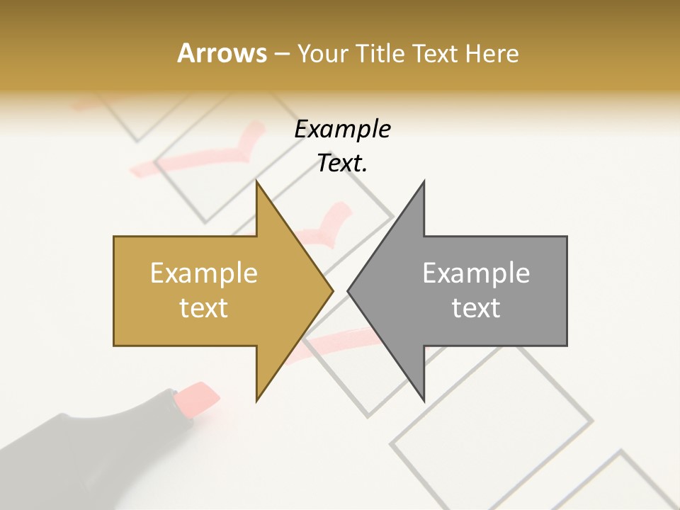 Mark Off Symbol Picture Box PowerPoint Template
