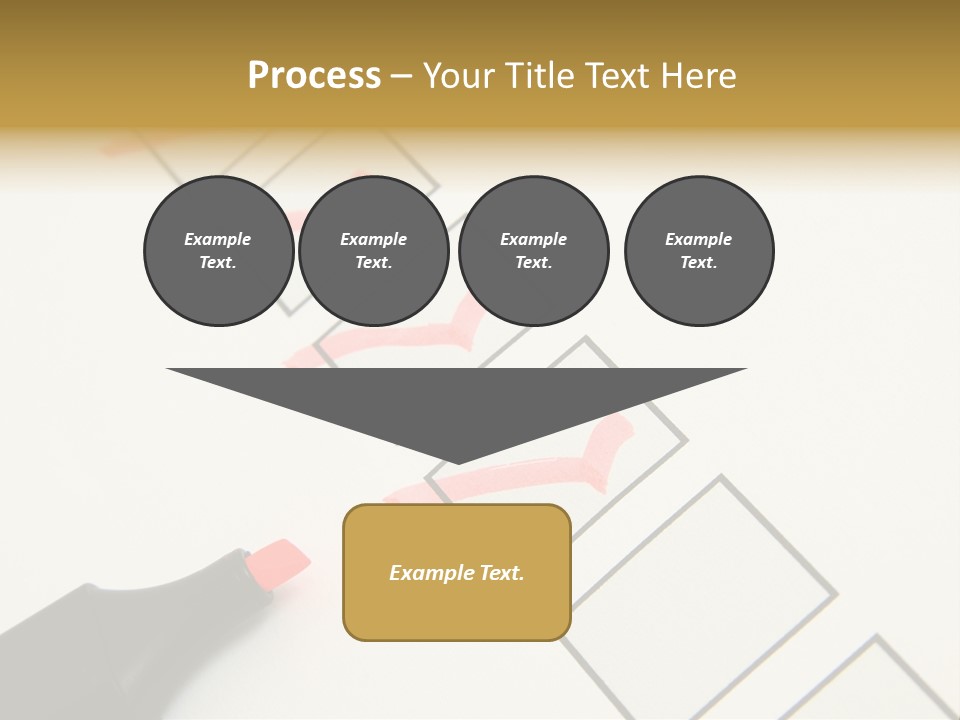 Mark Off Symbol Picture Box PowerPoint Template