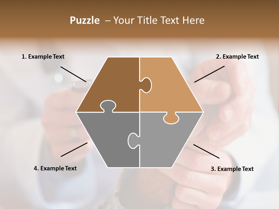 Cut Snow House PowerPoint Template