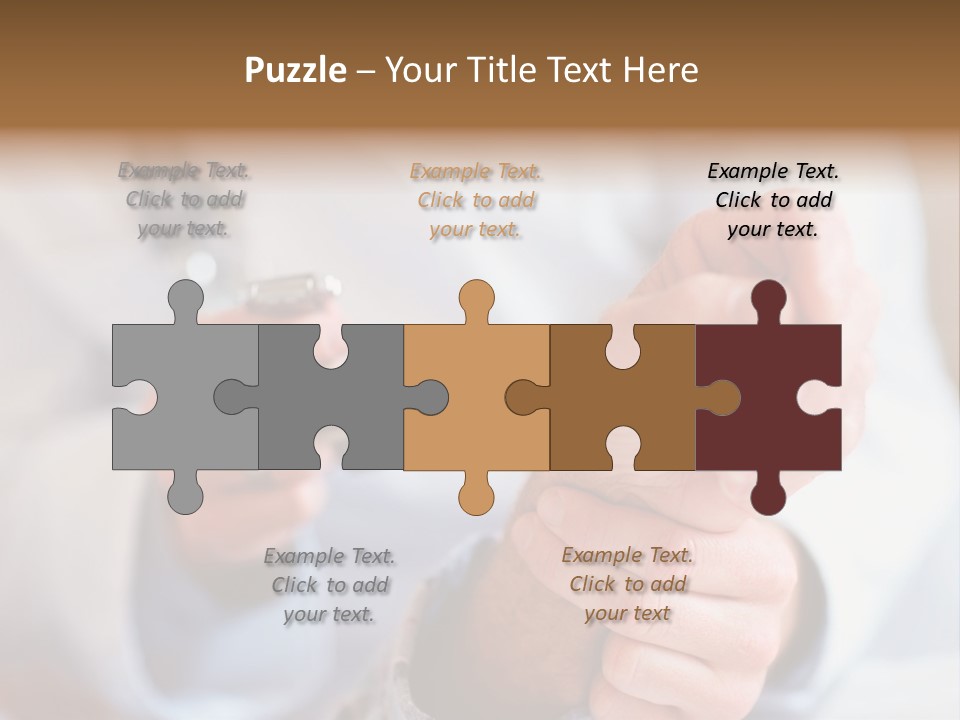 Cut Snow House PowerPoint Template