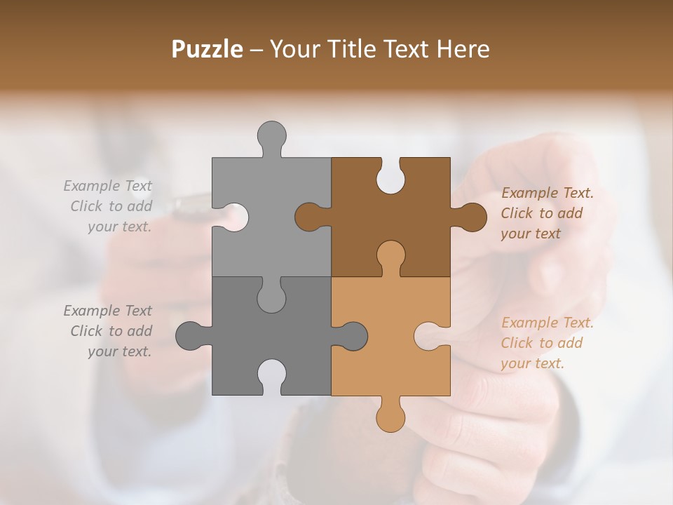 Cut Snow House PowerPoint Template