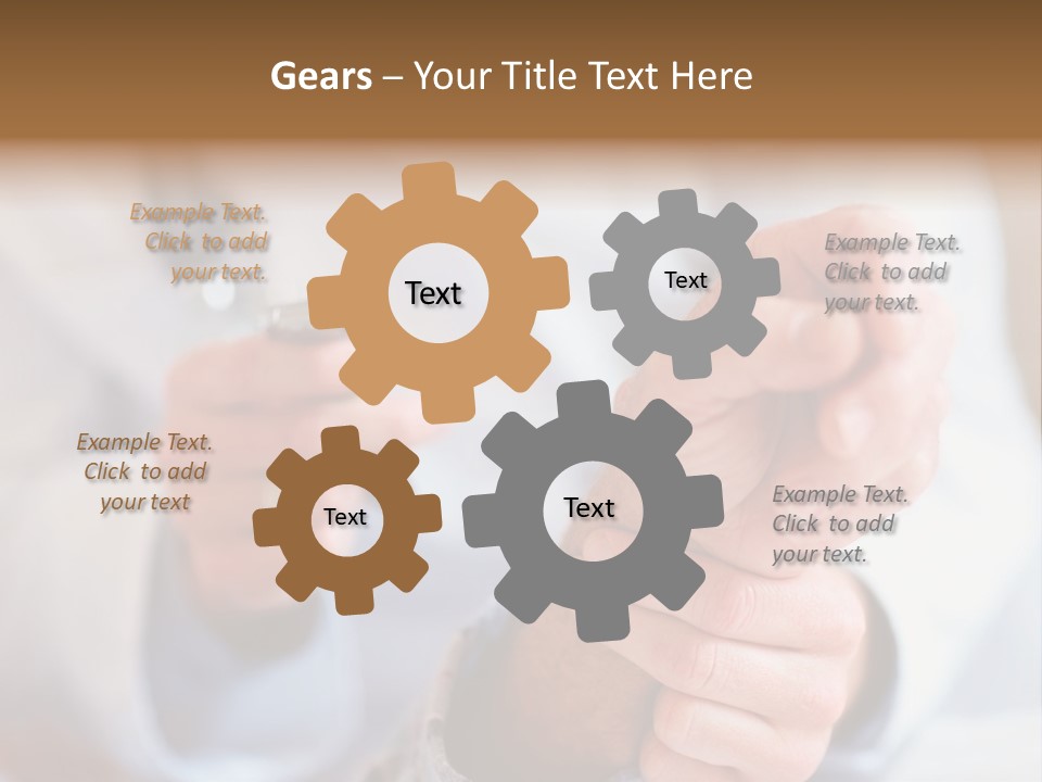 Cut Snow House PowerPoint Template