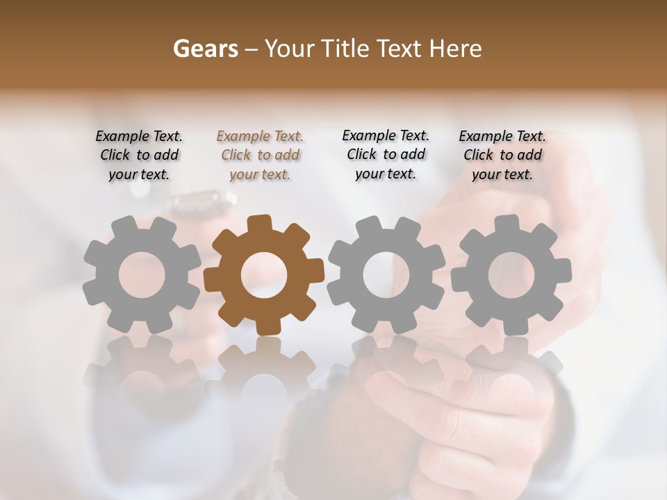 Cut Snow House PowerPoint Template