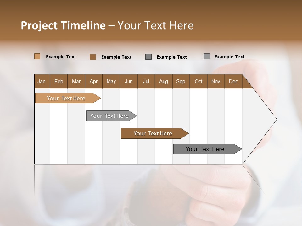 Cut Snow House PowerPoint Template