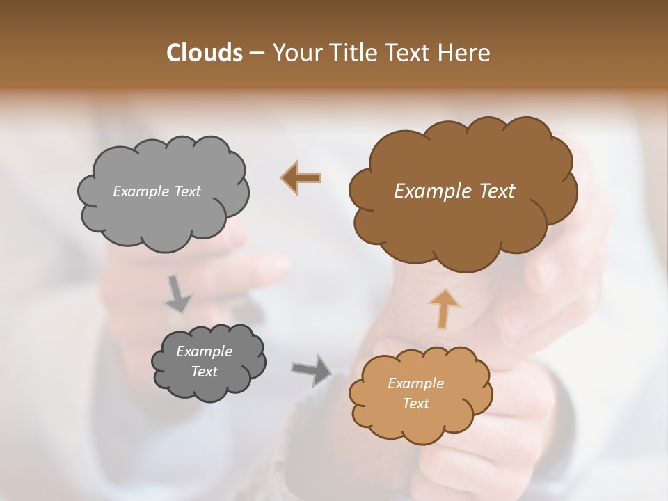 Cut Snow House PowerPoint Template
