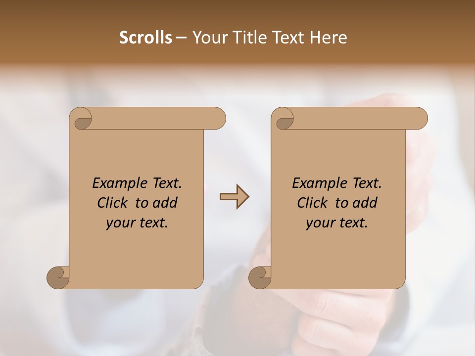 Cut Snow House PowerPoint Template