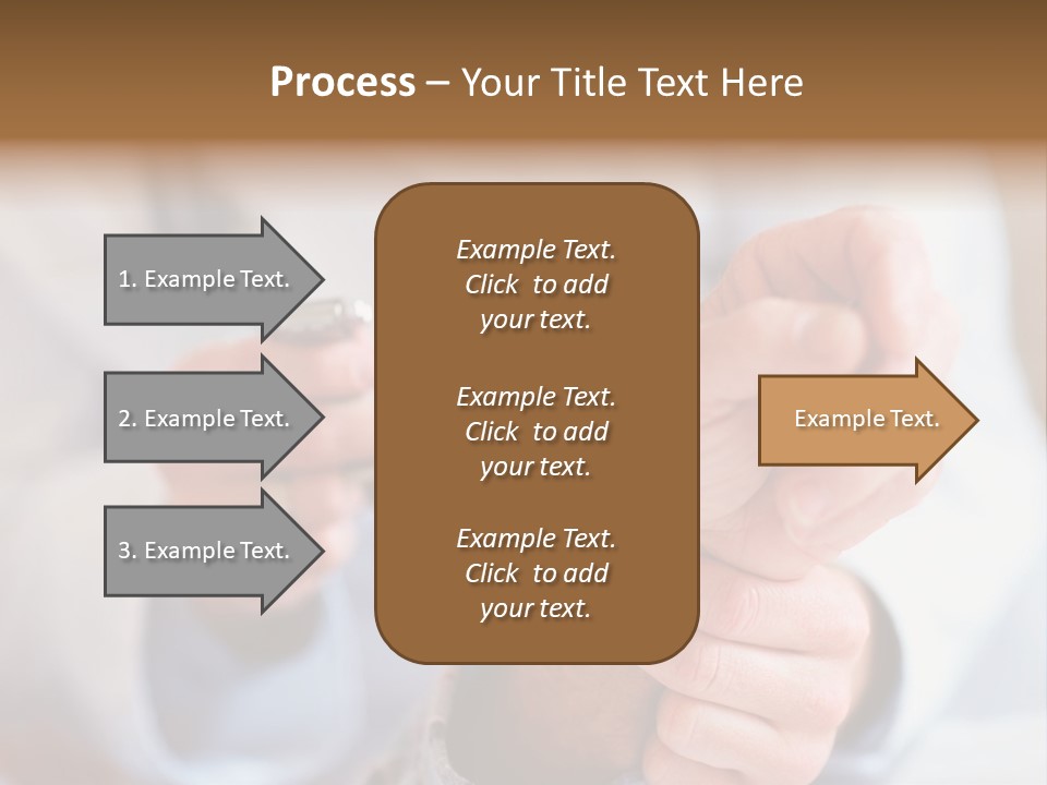 Cut Snow House PowerPoint Template