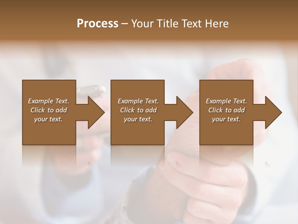 Cut Snow House PowerPoint Template