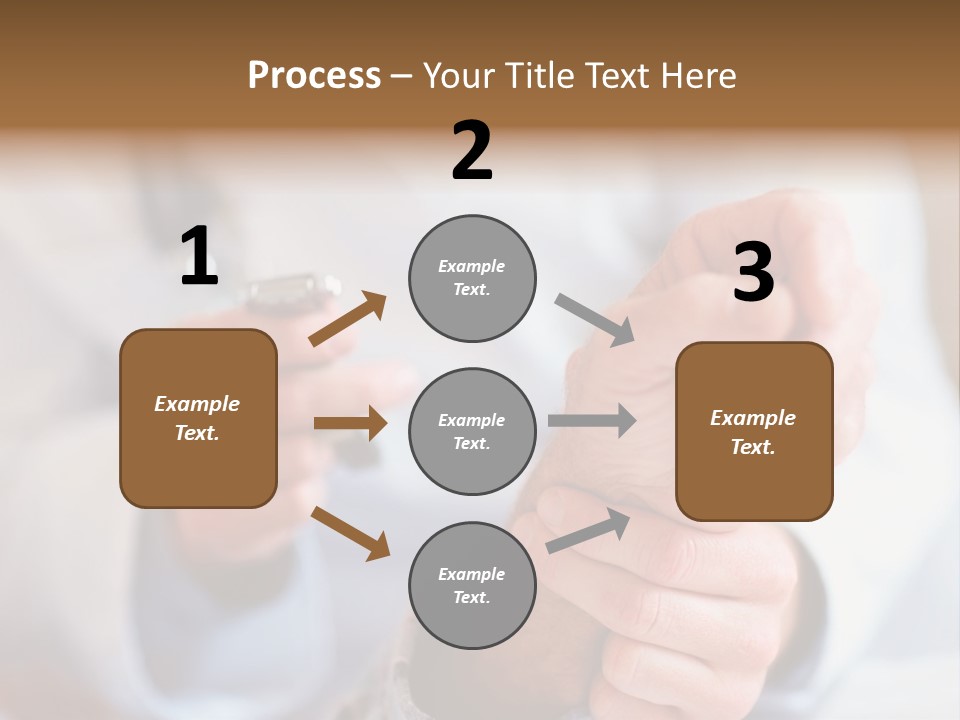 Cut Snow House PowerPoint Template