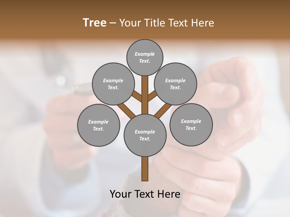 Cut Snow House PowerPoint Template