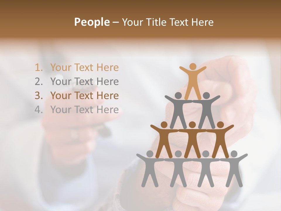 Cut Snow House PowerPoint Template