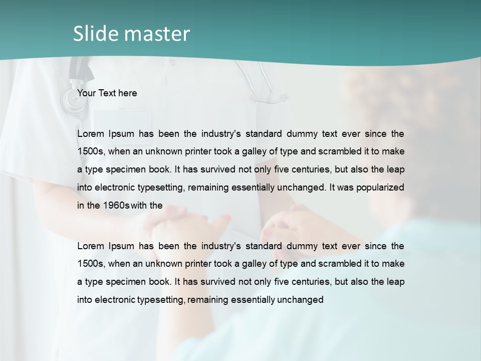 Mature Pour Male PowerPoint Template