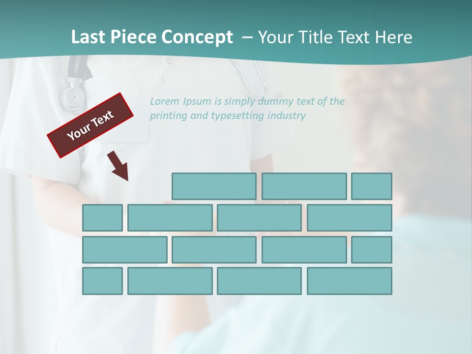 Mature Pour Male PowerPoint Template