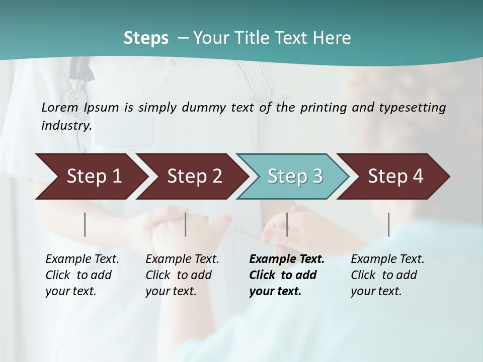 Mature Pour Male PowerPoint Template