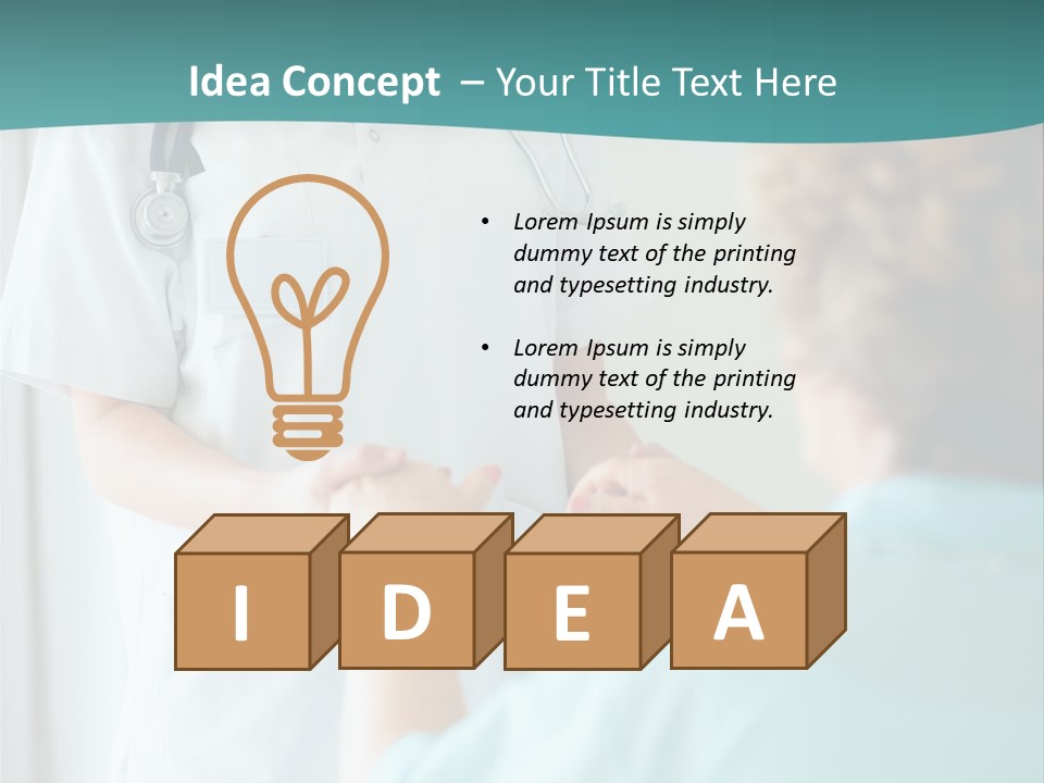 Mature Pour Male PowerPoint Template