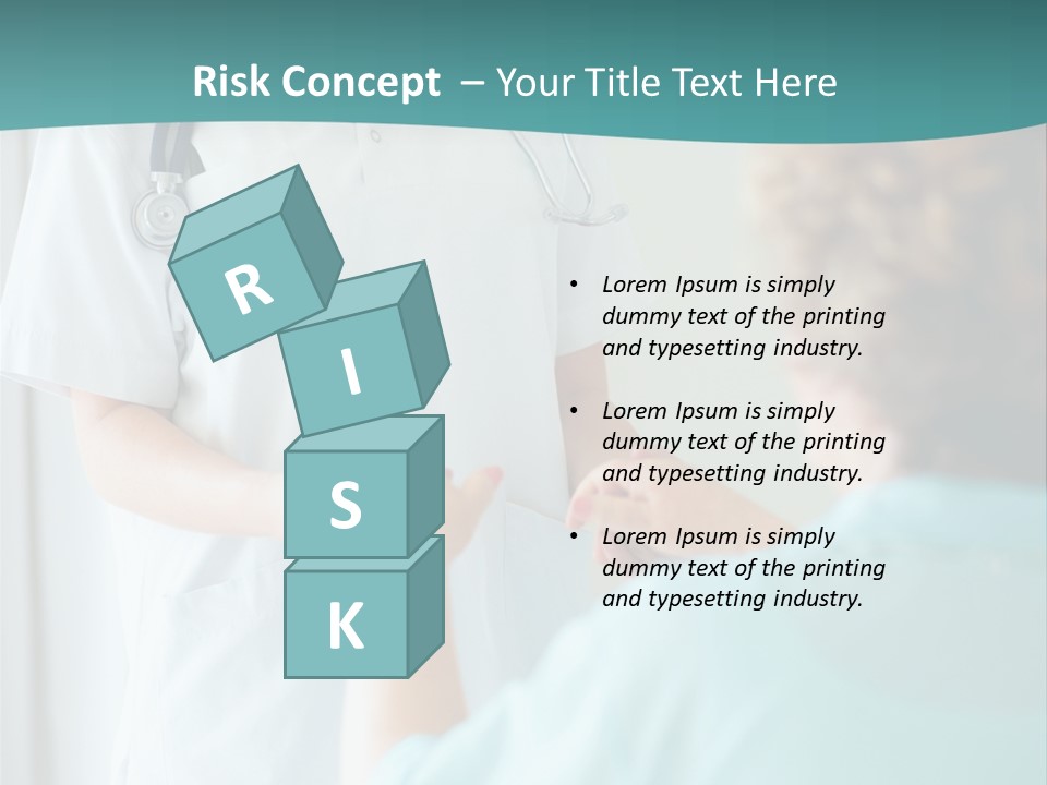 Mature Pour Male PowerPoint Template