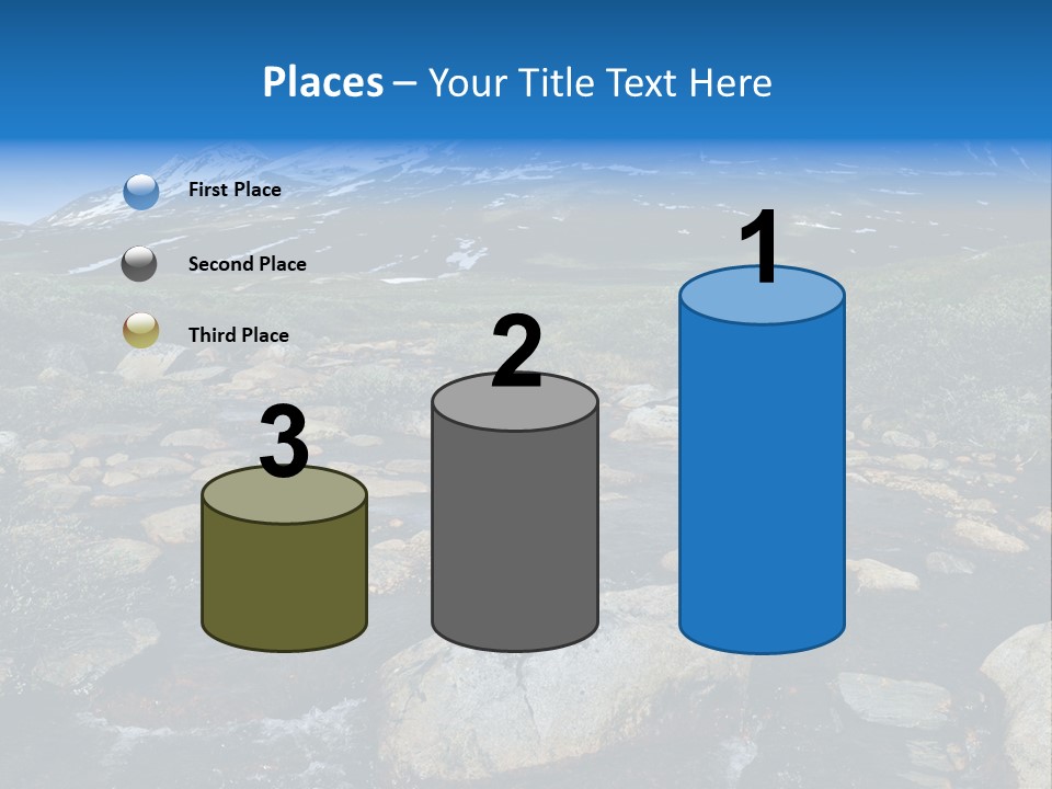 North Sweden Hill PowerPoint Template