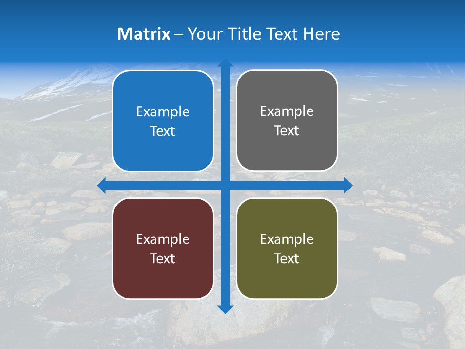 North Sweden Hill PowerPoint Template