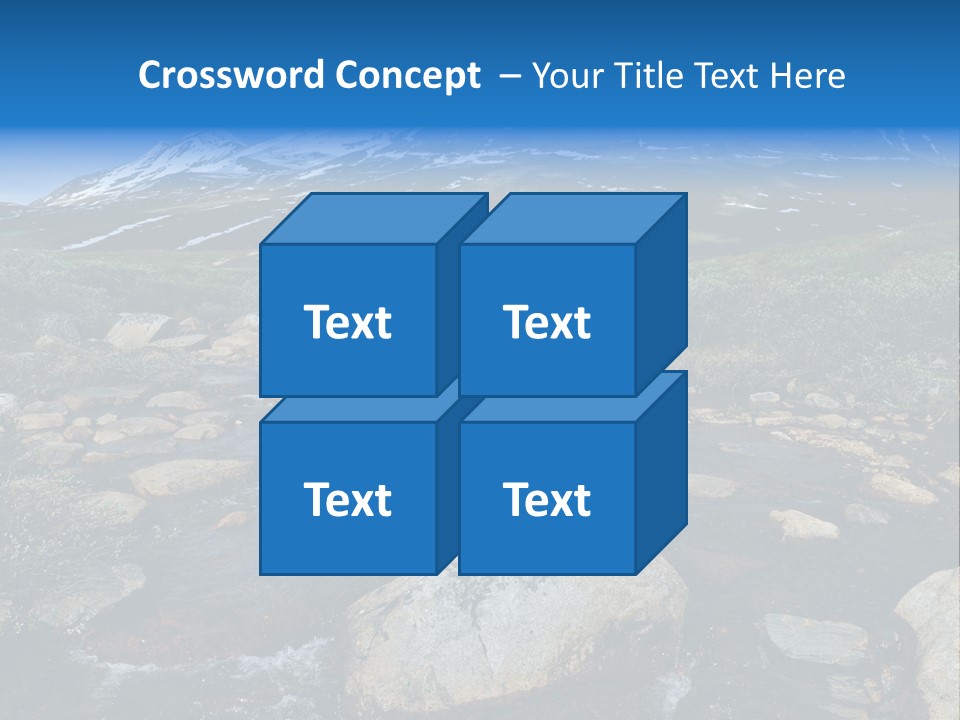 North Sweden Hill PowerPoint Template