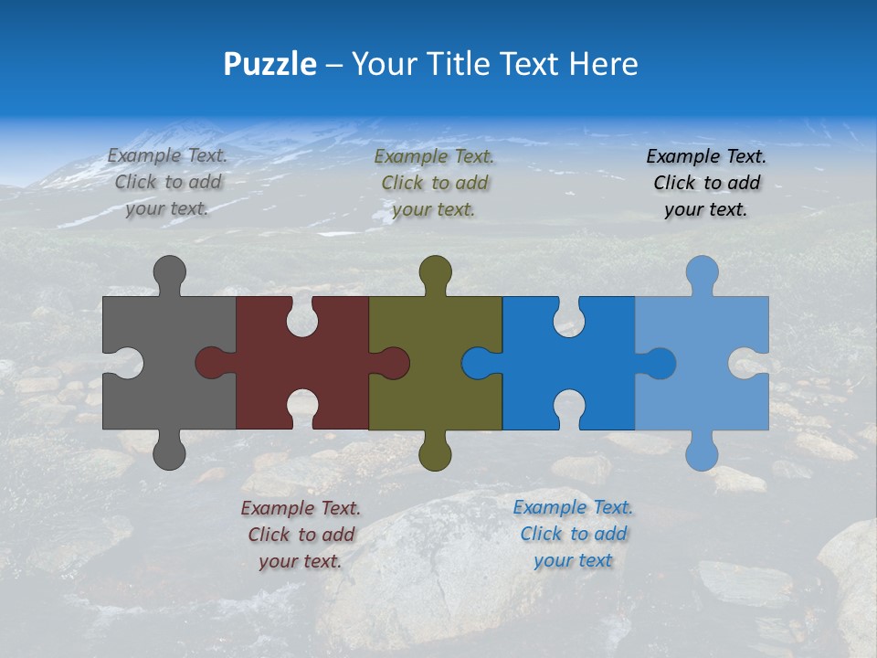 North Sweden Hill PowerPoint Template