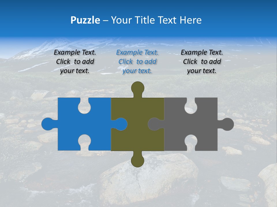 North Sweden Hill PowerPoint Template