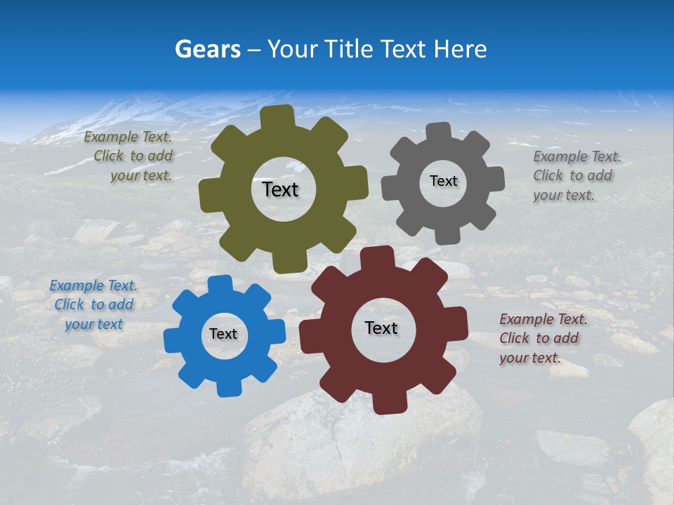 North Sweden Hill PowerPoint Template
