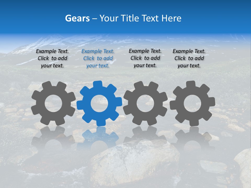 North Sweden Hill PowerPoint Template