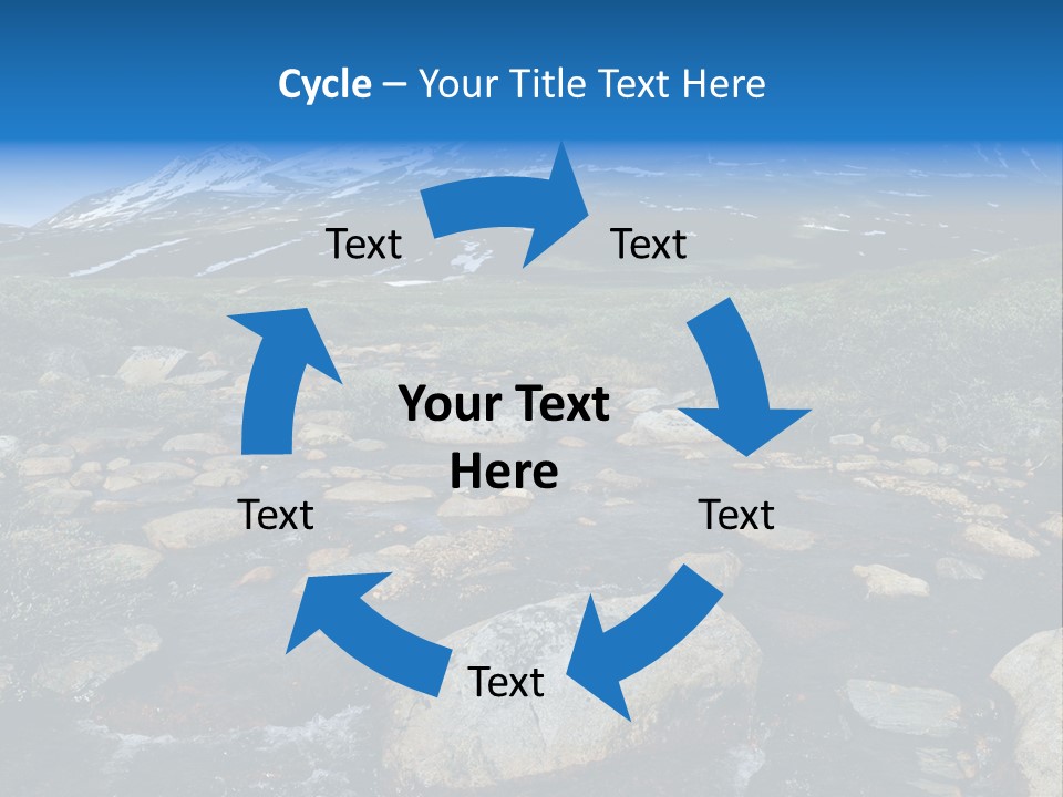 North Sweden Hill PowerPoint Template