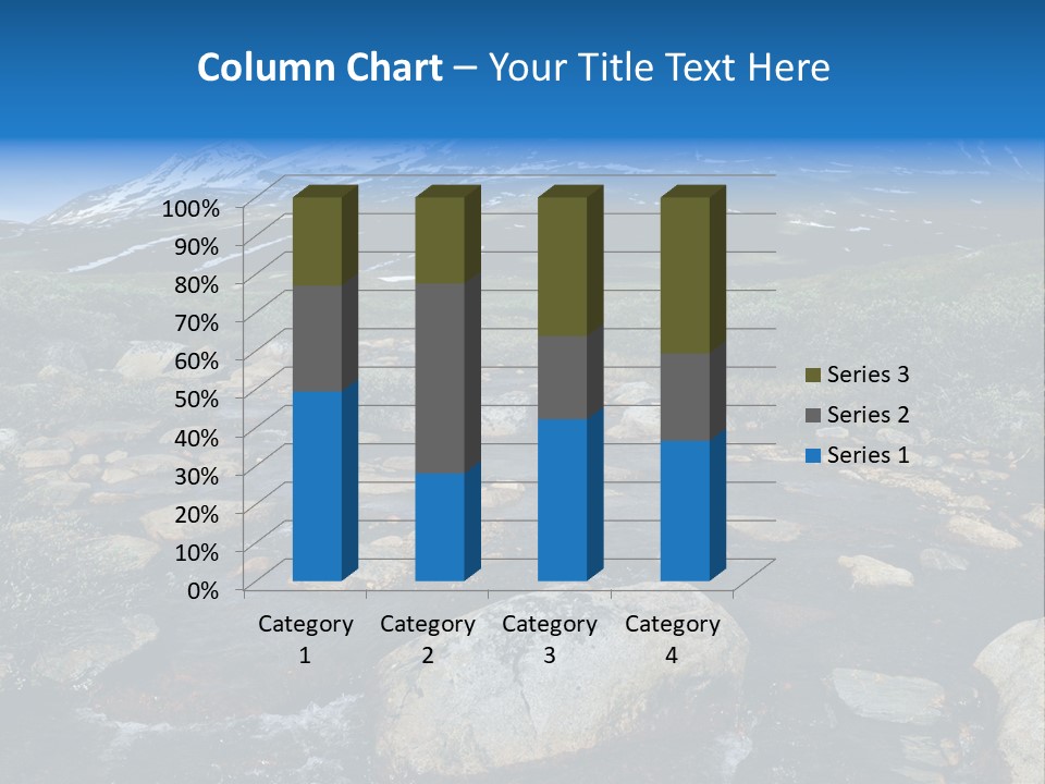 North Sweden Hill PowerPoint Template