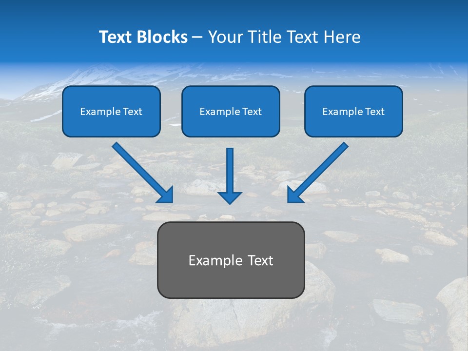 North Sweden Hill PowerPoint Template