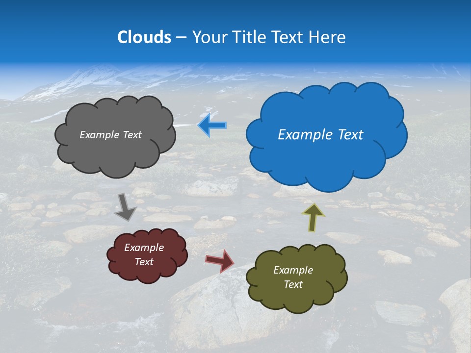North Sweden Hill PowerPoint Template