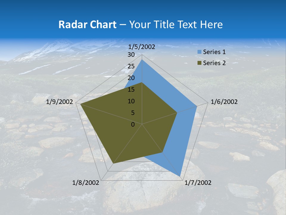 North Sweden Hill PowerPoint Template