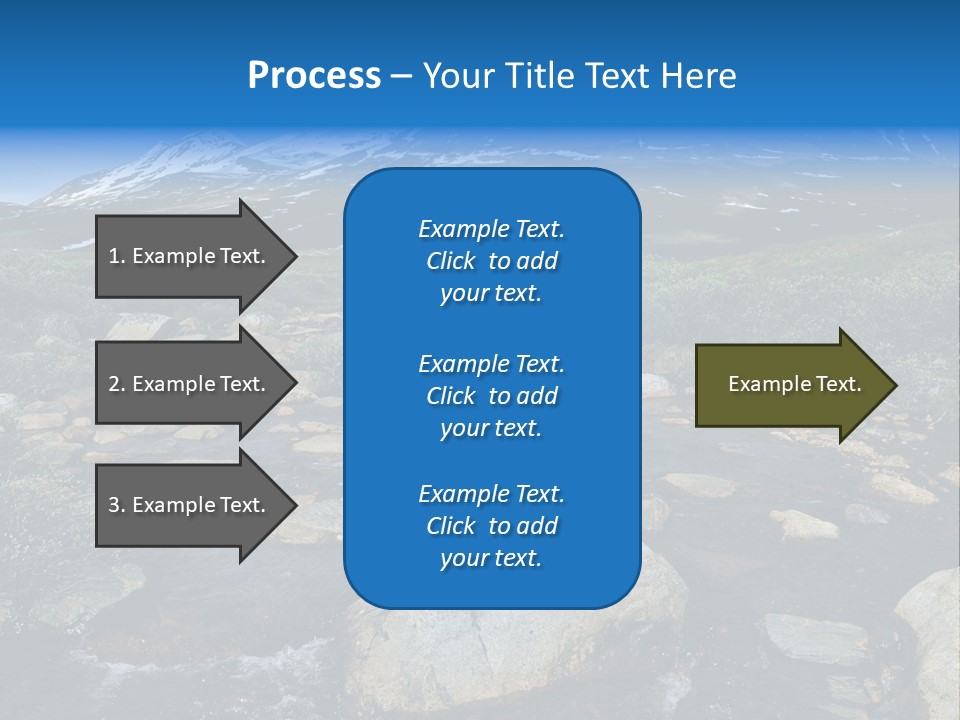 North Sweden Hill PowerPoint Template