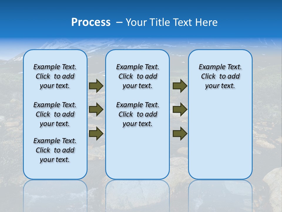 North Sweden Hill PowerPoint Template