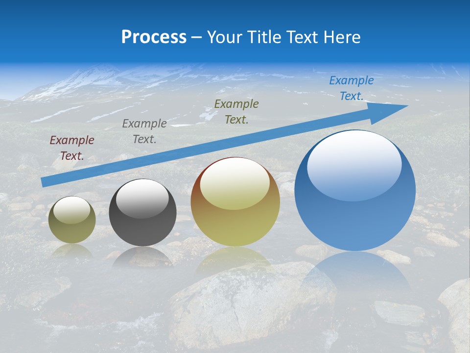 North Sweden Hill PowerPoint Template