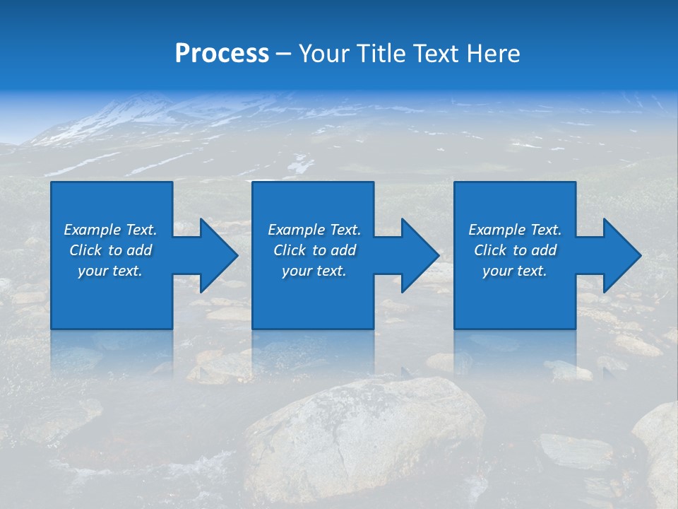 North Sweden Hill PowerPoint Template