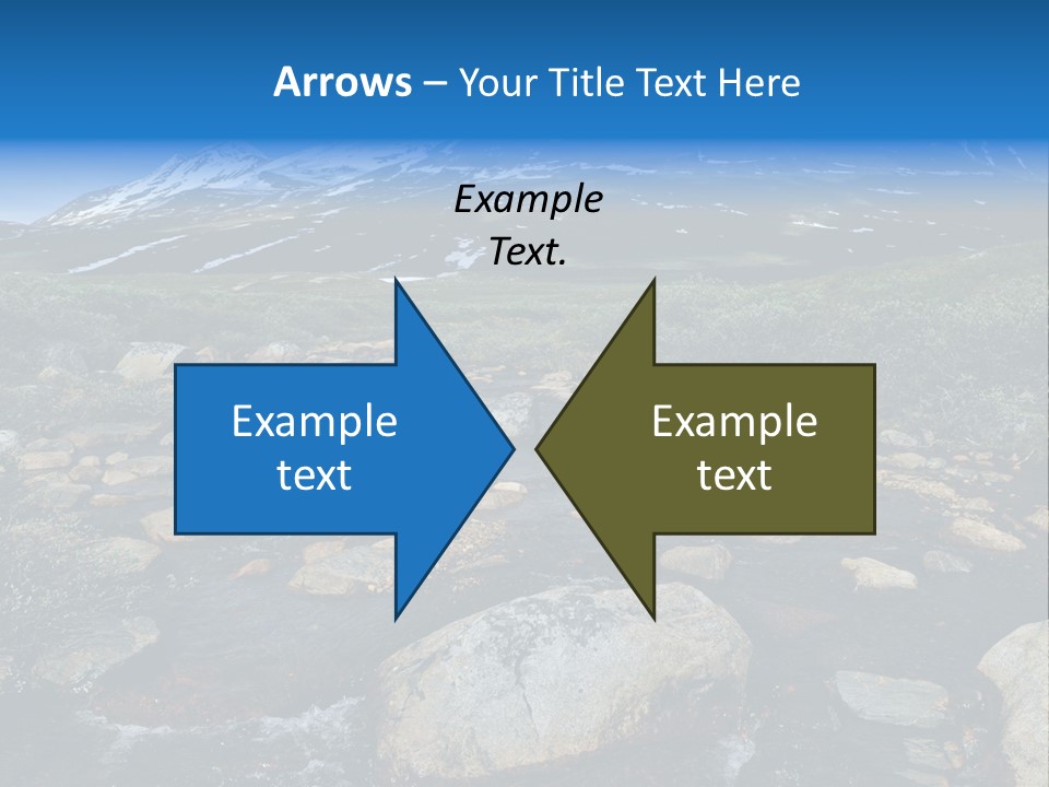 North Sweden Hill PowerPoint Template
