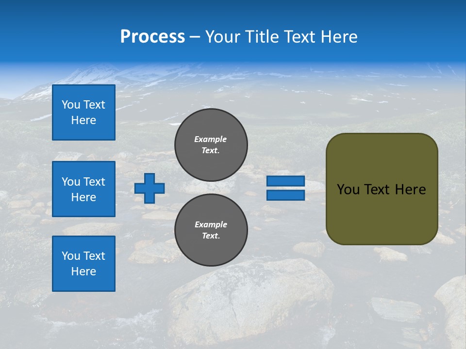 North Sweden Hill PowerPoint Template