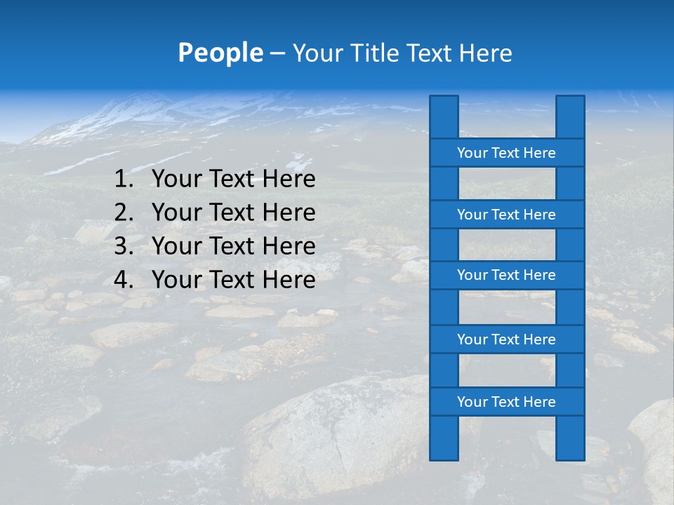 North Sweden Hill PowerPoint Template