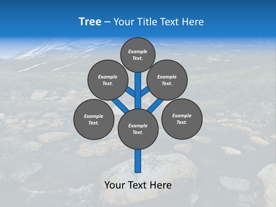 North Sweden Hill PowerPoint Template