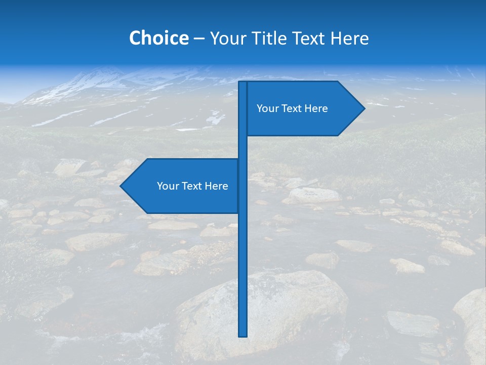 North Sweden Hill PowerPoint Template