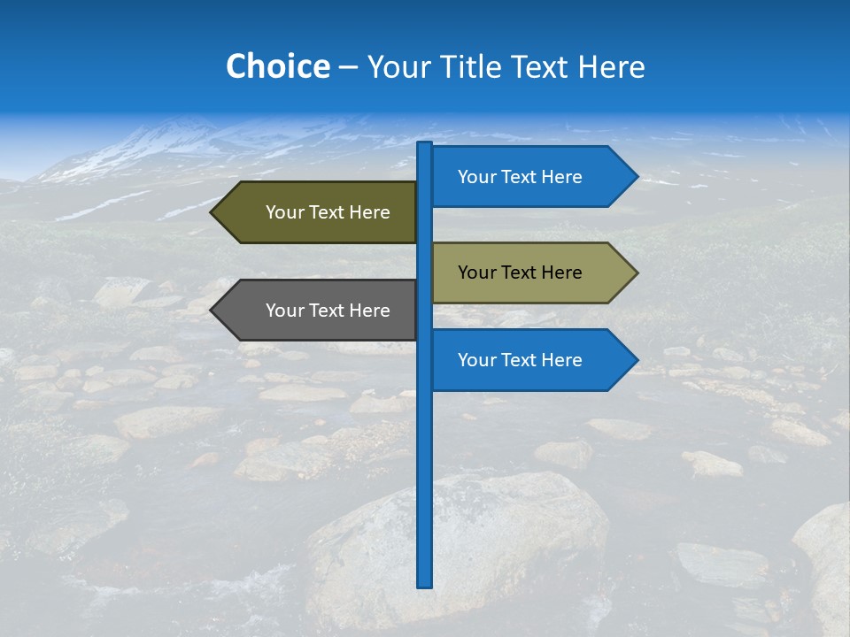 North Sweden Hill PowerPoint Template