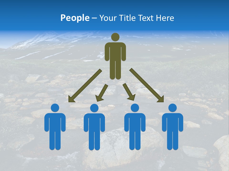 North Sweden Hill PowerPoint Template